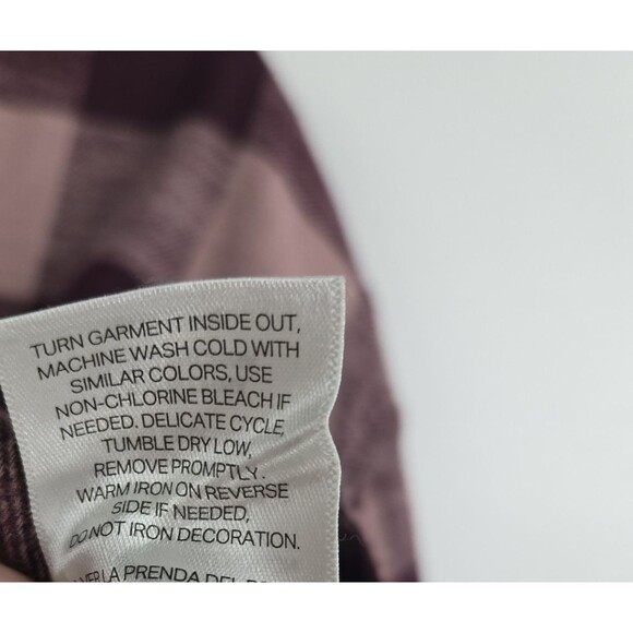 Scotch & Soda Women's Size Medium Red Flannel Button Up NWT - Picture 4 of 7